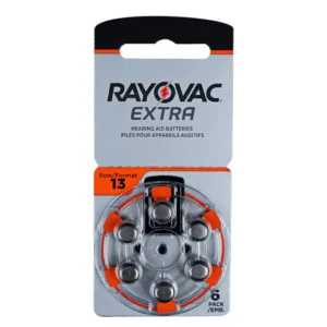 Rayovac Size-13 Hearing Aid Battery – 6 Pieces Pack