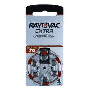 Rayovac Size-312 Hearing Aid Battery – 6 Pieces Pack