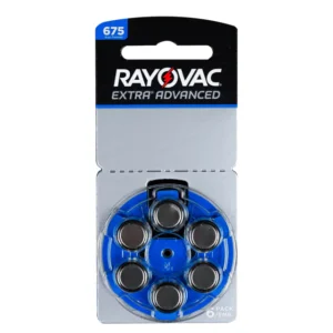 Rayovac Size-675 Hearing Aid Battery – 6 Pieces Pack